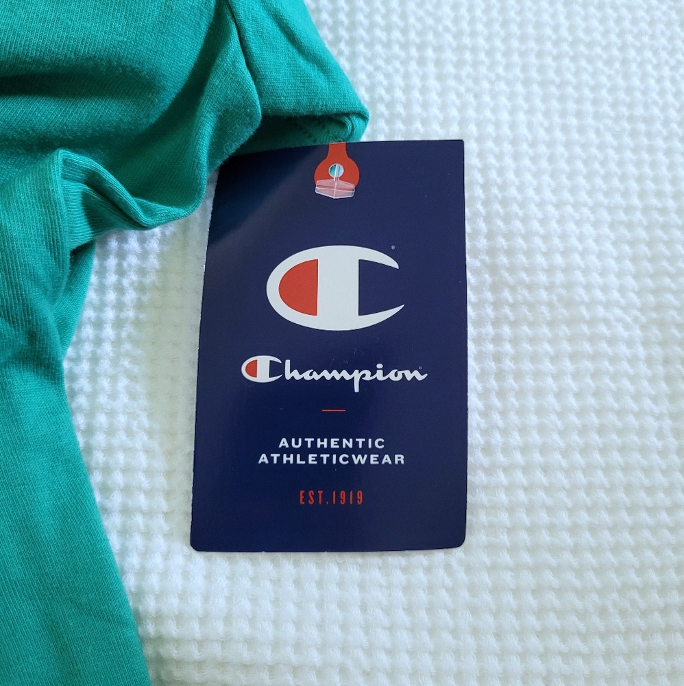 Champion🏆 Jade Green💚 Logo Tee👕 -  NWT - Picture 7 of 13